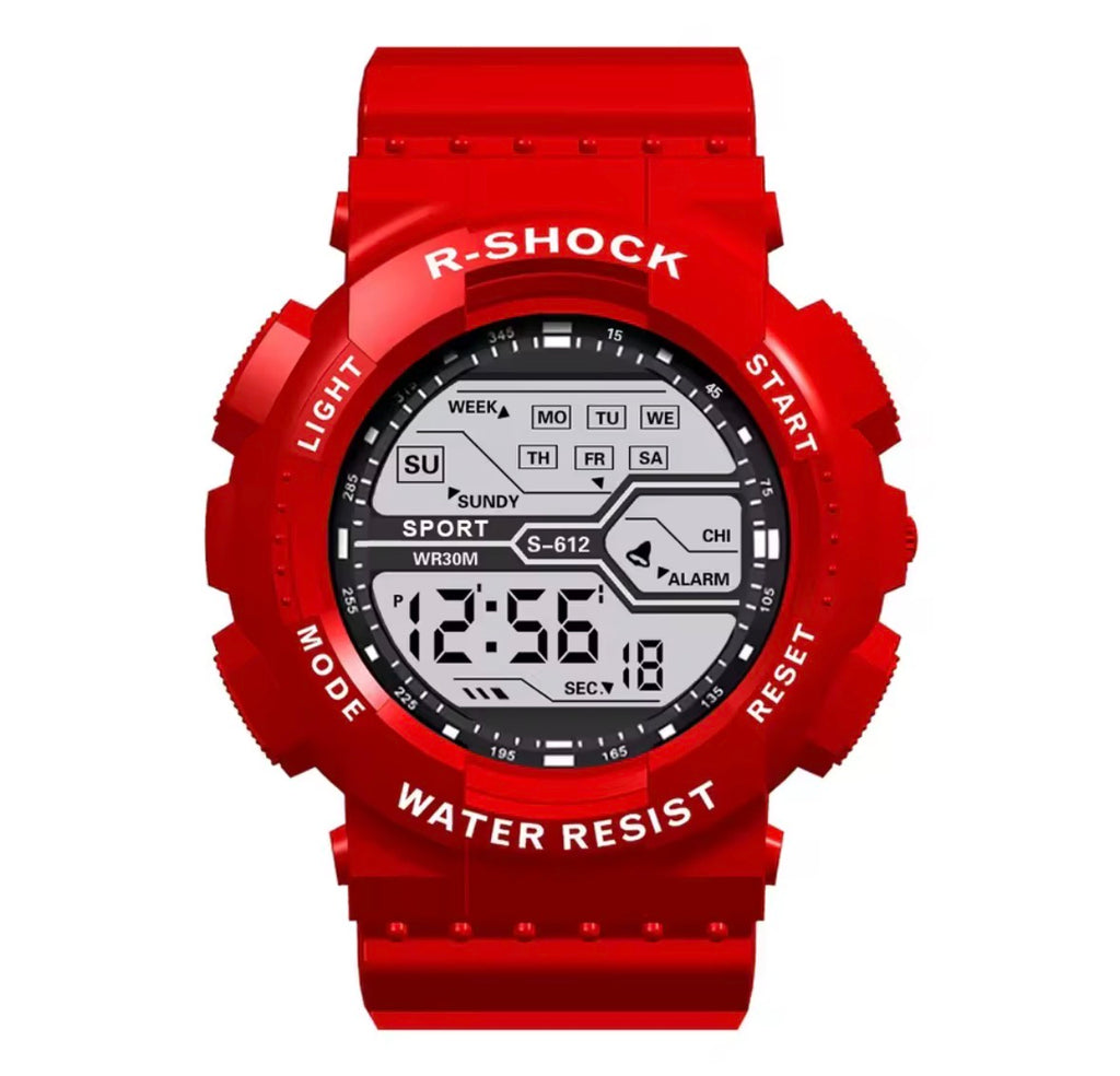 Outdoor Sport Men Watch Multifunction Large Screen LED Electronic Waterproof Luminous Military Digital Wristwatches Reloj Hombre